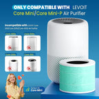 Core Mini Filter Replacement for LEVOIT Core mini-P Air Purifier,Green | 3 filter & 10 fragrance Sponge，3-in-1 filtration,great high-efficiency materials with activated carbon，by Improvedhand