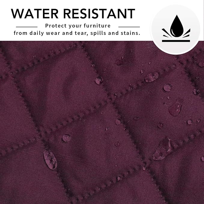 Easy-Going Sectional Couch Covers for Dogs L Shape Sofa Cover Reversible Sofa Slipcover Chaise Lounge Cover Furniture Protector Cover for Pets Dog Cat (42 x 68 inches, Wine/Wine) | Soft Sofa Slipcover For Dogs, Fits Left/Right Chaise Lounge Protector, ...