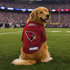 Littlearth NFL Arizona Cardinals Stretch Pet Jersey, Team Color, Large