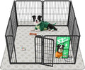 FXW Homeplus Indoor Dog Playpen with Washable Pee Pad, 32" H, 8 Panels | Calm Indoor Play Area, Super Absorbent Pad for Easy Cleanup, for Small & Medium Dogs, Patented