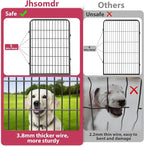Dog Playpen, 40 inch 14 Panels Dog Pen Indoor Pet Dog Fence Outdoor for Yard Metal Puppy Playpen Pet Exercise Pen Rustproof Portable Dog Fence for RV Camping