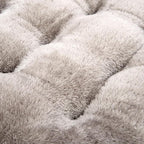 POMIU 2-Pack Washable Dog Bed, Deluxe Plush Crate Beds with Anti-Slip, Machine Washable Kennel Pad Sleeping Mat for Large, Medium and Small Dogs (2 Pack x Grey, 23.0" L x 18.0" W x 3.0" Th)