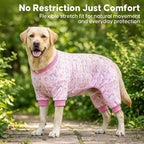 KYEESE Dog Pajamas Velvet Dog Pajamas Medium Sized Dogs Soft Dogs Clothes Pjs with Pink Unicorn Pattern Stretchy Pet Jammies Coat Comfy Pet Onesie Costume, 2X-Large