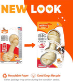 Nylabone Power Chew Mega Knot Bone Dog Chew Toy, Chicken Flavor, X-Large | Durable dog toys for aggressive chewers, long lasting, discourages destructive chewing, for dogs 50+ lbs, flavor throughout