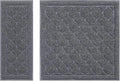 unipaws Cat Litter Trapping Mat, Litter Box Scatter Control Pad | Litter Free Floors and Urine Waterproof, Gentle on Paws, No Phthalate