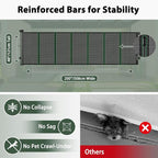 200" Retractable Baby Gates Extra Wide Dog Gates for Doorways,Black | 48" Extra Tall Pet Gate Retractable Dog Gate, Long Baby Gate Retractable Fence Outdoor, Driveway Gate Retractable Garage Gate
