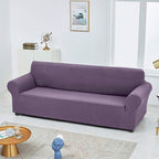 Joccun Stretch Loveseat Couch Cover Slipcover, 1-Piece Sofa Cover for 2 Cushion Couch Spandex Jacquard Washable Furniture Protector Cover for Living Room,Kids,Pets（Loveseat,Grapeade）