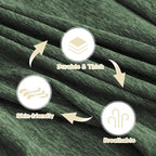 MYSKY HOME Chair Couch Cover Sectional Couch Covers for Pet Sofa Covers Non Slip Soft Couch Sofa Cover, Washable Furniture Protector Sofa Slipcover Sofa Throw Living Room, 71"x91", Moss Green