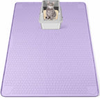 Silicone Cat Litter Mat for Litter Box 50”x35” Large Cat Mat, Purple | Waterproof, Non-Slip, Leak-Proof Rug Mat with Lip, Easy to Clean, Extra Large Litter Catcher Mat for Floor