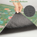 Unicorn Catcher 40"x30" Cat Litter Mat Non-Slip Washable Litter Box Mat | High-Density PVC Litter Catcher Mat Efficiently Traps Scattered Litter From Paws To Keep Floors Clean