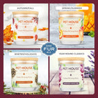 Pet House Fall Candles, Long Lasting, Clean Burning, Soy Wax Scented Candles for Pet Odor, Autumn Harvest