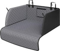 PETICON SUV Cargo Liner for Dogs, Pet Trunk Cover with Cushioned Sides | Full Coverage Non-Slip Cargo Cover with Bumper Flap Protector, Waterproof 600D Oxford, 28D High-resilience Foam, Safer Rides