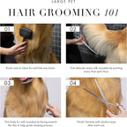 Tweezerman 9" Pet Grooming Shears-Safety Round Tips for Medium/Large Dogs