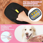 Aglads 12PCS Cat Rabbit Bunny Dog Grooming Kit,Self-Cleaning Slicker Brush&Deshedding Tool,Dematting Comb,Nail Clipper&File,Electrostatic Hair Removal Gloves,Complete Pet Grooming Supplies(12, pink)