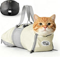 Cinf Cat Restraint Grooming Bag, Anti-Scratch Tool for Nail Trimming | Safe grooming restraint bag controls cat movement for bathing, nail trimming, injections and veterinary examinations