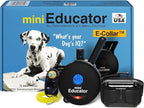 Educator ET-300 Black Mini E Collar for Dog Training with Remote - 1/2 Mile Range, Waterproof, 100 Blunt Stimulation Levels, Tone or Vibration Mode, Night Light Tracking for Small, Medium & Large Dogs