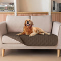gogobunny 3X Stronger Waterproof Pet Blanket, Scratch Proof Furniture Protector for Dogs Cats, Reversible Cover 32x53 Inch, Dark Chocolate