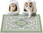Unicorn Catcher 33"x22" Cat Litter Mat Non-Slip Washable Litter Box Mat | High-Density PVC Litter Catcher Mat Efficiently Traps Scattered Litter From Paws To Keep Floors Clean