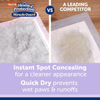 Hartz Miracle Guard Dog and Puppy Dog Pads Max Absorbency 24 Hour Use Odor Eliminating Lavender Scented No Leaks, 3XL Size 20 Count