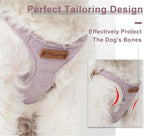 Puppytie Dog Harness and Leash Set, Light Purple, M (16.5-31 lbs) | Harness Small Size Dog, Dog Leash for Small Dogs, Soft Lightweight and Adjustable, Small Dog Harness for Daily Walks