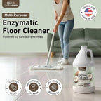 Creative Scents Multipurpose Enzyme Cleaner & Odor Remover | Super Concentrated for Floor, Carpet, Drain | Pet Urine Odor Eliminator | Enzyme Cleaner for Cat Urine & Dog Poop | 1 Gallon - Coconut