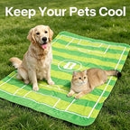 FIFA Dog Cooling Mat, Cooling Blanket for Dogs,Washable, S | Official FIFA 2026, non-slip foldable, 19.6x15.7in, for dogs cats, S