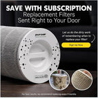 PuroAir 240 Replacement Filter - Genuine Puro Air 240 Filter Replacement - Official PuroAir Air Purifier HEPA Filter with CarbonTech Filters 99.9% of Pollen, Dust, Pet Dander, Smoke, Odors (2PK)