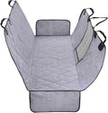 VIVAGLORY Dog Seat Cover Dog Hammock, Standard, Heather Black | Seat Cover for Car Suv & Truck, Back Backseat Split Hair Resistant Protector for Pet