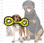TUFFY® : 2 Pack TugOWar Dog Toy: Ultra Durable Plush Toy with Multiple Layers & Reinforced Seams, Washable and Floats, Original Construction