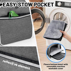 Cat Carrier Top-Expandable 18x11x11, United Delta American Airline Approved | Soft-Sided Small Dog Pet Carry Bag Under-Seat in Cabin, Puppy Airplane Travel Crate TSA Plane Under 10 lbs, Kitten Cage Grey