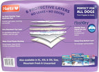Hartz Home Protection Lavender Scented Odor Eliminating Dog Pads, 100 Count | Thicker Quilted, Super Absorbent, Quick Drying, No Leaks, No Odors, FlashDry Technology
