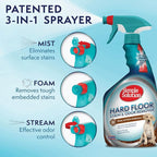 Simple Solution Hard Floor Dog Stain & Odor Remover, Gallon & 32oz Bundle | Dog Urine Enzyme Cleaner, Pet Floor Cleaner, Pet Cleaner Spray, Hardwood Floors, Dog Stain & Odor Remover, Pro-Bacteria