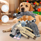 BUYPOW Koala No Stuffing Dog Toys for Large Dogs, Squeaky Crinkle Interactive Dog Animals Toys, Plush Teething Toys to Keep Them Busy, Cute Funny Dogs Gifts for Small Medium Large Breed