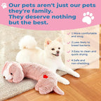 Moropaky Heartbeat Toy Puppy Heartbeat Stuffed Toy for Dog Calming Aid, Heartbeat Puppy Toy for Pets Anxiety Relief, Dog Comfort Toy for Behavioral Aid Crate Training, Puppy Essential