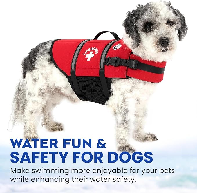 Doggy Lifejacket Neoprene Red Small