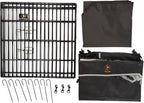 PJYuCien Puppy Playpen with Top Cover & Bottom Pad, 8 Panels 24" H, Black | 24"W, Small Pet Safe Sanctuary, Foldable Octagonal Pen, Versatile, Indoor & Outdoor, Backyard Pasture, Protects Floors