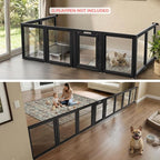 FXW Fence-to-Wall Anchors for AuraSpace Acrylic Indoor Dog Playpen | Fits AuraSpace 35"H, Connect Panels to the Wall, Expand Your Dog’s Play Area, Playpen Not Included