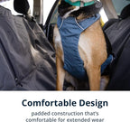 Ruffwear, Load Up Dog Car Harness, Padded Adjustable Travel Restraint with Universal Seat Belt Attachment and Strength-Rated Metal Hardware, for Road Trips in Cars & SUVs, Slate Blue, Large/X-Large