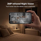 AI Pet Camera Indoor, Multi-Pet Recognition for Up to 6 Pets, 2K 3MP Dog & Cat Camera with 360° Auto Tracking, AI Daily Summaries, Night Vision, 2-Way Audio, 2.4/5GHz WiFi
