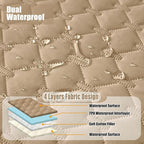 Smiry Waterproof Dog Bed Cover Blanket, Reversible Pet Blanket | Soft Reversible, Washable Leakproof Cats Dogs Couch Cover for Sofa, Couch, Furniture (40x50 Inch)