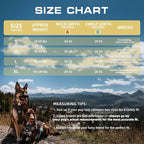 AUROTH Tactical Dog Harness for Large Dogs No Pull Adjustable Pet Harness Reflective K9 Working Training Easy Control Pet Vest Military Service Dog Harnesses Orange S