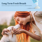 FlyDog Fresh Kiss Remineralizing Toothpaste for Dogs & Cats, Vet Approved Nano-Hydroxyapatite Dog Toothpaste - Rebuild Enamel, Remove Tartar & Plaque, Freshen Breath, Plant-Based 3.5oz (Peanut Butter)
