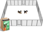 FXW Rollick Dog Playpen, Indoor, Yard & RV Camping, 45" H, 32 Panels | Easy setup, Heavy-duty, DIY layouts, for Large Dogs, Patented