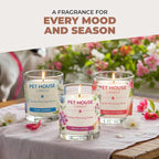 Pet House Pet Odor Candle Plant Based Hot Chocolate Candle Clean Burning, Long Lasting for Home, Hot Cocoa