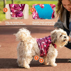 Suitical Recovery Suit for Dogs | Spay and Neutering Dog Surgery Recovery Suit for Male or Female | Soft Fabric for Skin Conditions | S | Neck to Tail 16.9”- 20.1” | Pink Camouflage