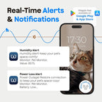 Waggle RV Pet Temperature Monitor - 4G Cellular, No WiFi Required - Real-Time App, SMS & Email Power Outage Alerts - Unlimited Notifications - Home, Car, RV & Vacation Safety - Subscription Required