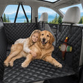 Waterproof Hard Bottom Back Seat Extender for Dogs XL, Truck SUV Cover | Honeycomb board, Waterproof, Non-slip dog hammock for car SUV, Fits most cars, Dog seat belt, Mesh window & 2 storage pockets