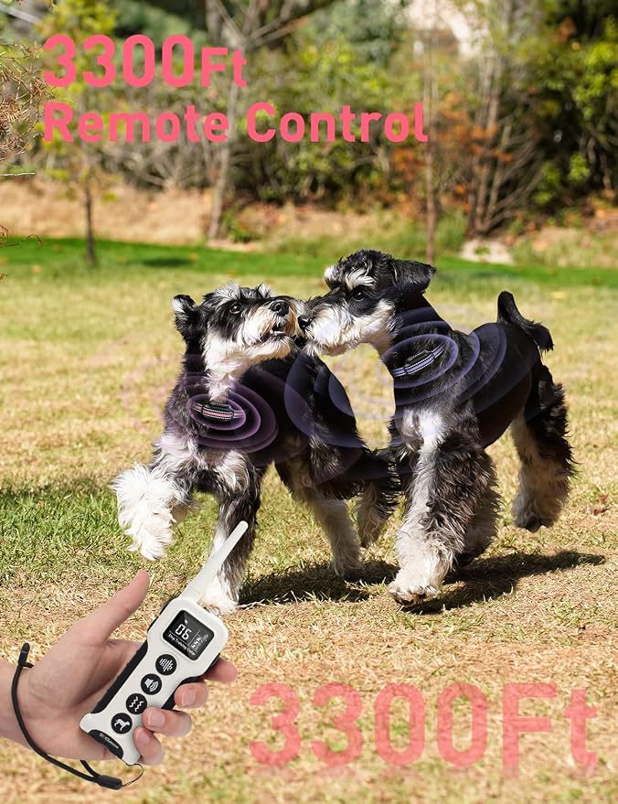 No Shock Dog Training Collar 2 Dogs | Vibrating Dog Collar, Vibration Collar for Small Medium Large Dogs - No Shock No Prongs