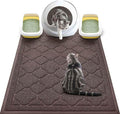 Cat Litter Box Mat, Kitty Premium PVC Pad, Durable Trapping Rug, Phthalate Free, Urine-Resistant, Scatter Control, XXL 47 x 36 Inch, Brown