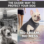 Spark Paws Sunblock Dog T-Shirt, SPF30 Protection, Lightweight Breathable Quick Dry for Dogs with Sensitive Skin - Navy Blue & Dark Grey (Set of 2) - Size S